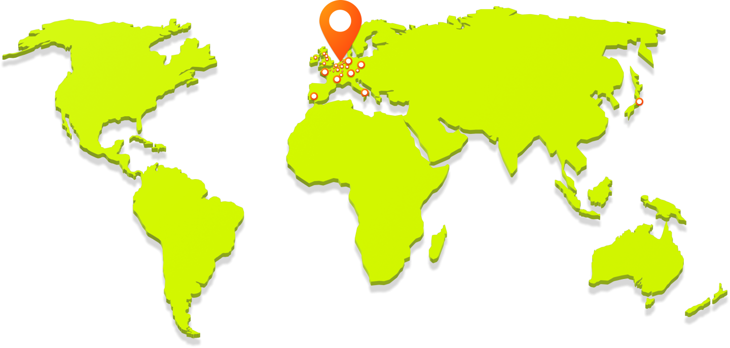 JB-Tag installation locations map