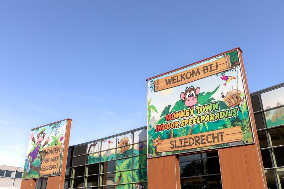 Het interactieve JB-Tag speelsysteem bij Monkey Town Sliedrecht